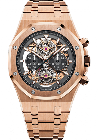 Audemars Piguet Royal Oak Replica 26347OR.OO.1205OR.01 Tourbillon Chronograph Openworked 44 mm watch